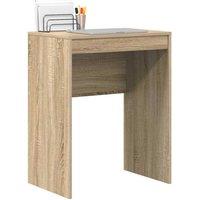 Berkfield Home Modern Computer Desk Sonoma oak Engineered wood 60 x 40 x 76 cm in Light Tan