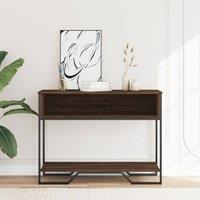 Berkfield Home Classic Console Table Brown Oak 100x35x74.5 cm Engineered Wood