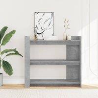 Berkfield Home Classic Console Table Concrete Grey 100x35x90 cm Engineered Wood | Size: 100 x 35 x 90 cm
