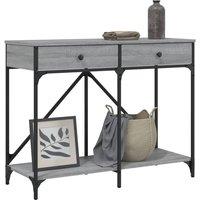 Berkfield Home Decorative Console Table Grey Sonoma 100x39x78.5 cm Engineered Wood
