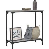 Berkfield Home Decorative Console Table Grey Sonoma 75x30.5x75 cm Engineered Wood