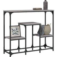 Berkfield Home Classic Console Table Grey Sonoma 89.5x28x76 cm Engineered Wood