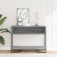 Berkfield Home Classic Console Table Grey Sonoma 100x35x74.5 cm Engineered Wood