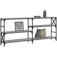 Berkfield Home Decorative Console Table Grey Sonoma 180x29x76.5 cm Engineered Wood