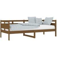 Berkfield Home Beautiful Day Bed Honey Brown Solid Wood Pine 80x200 cm