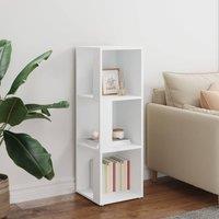 Berkfield Home Stylish Corner Cabinet White 33x33x100 cm Engineered Wood | Size: 33 x 33 x 100 cm