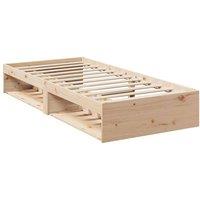 Berkfield Home Stylish Day Bed without Mattress 90x190 cm Solid Wood Pine in Light Tan