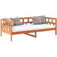 Berkfield Home Beautiful Day Bed without Mattress Wax Brown 90x200 cm Solid Wood Pine
