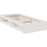 Berkfield Home Stylish Day Bed without Mattress White 90x190 cm Solid Wood Pine