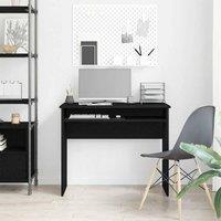 Berkfield Home Durable Desk Black Oak 90x50x74 cm Engineered Wood | Size: 90 x 50 x 74 cm