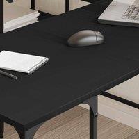 Berkfield Home Decorative Desk Black 139x139x75 cm Engineered Wood | Size: 139 x 139 x 75 cm