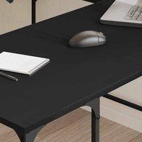 Berkfield Home Decorative Desk Black 139x139x75 cm Engineered Wood | Size: 139 x 139 x 75 cm