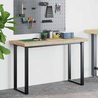 Berkfield Home Versatile Desk Top Untreated 120x50x4 cm Solid Wood Acacia in Brown | Size: 120 x 50 x 4 cm