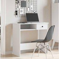 Berkfield Home Decorative Desk White 80x40x75 cm Engineered Wood | Size: 80 x 40 x 75 cm