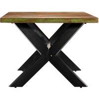 Berkfield Home Beautiful Dining Table 200x100x75 cm Solid Reclaimed Wood | Size: 200 x 100 x 75 cm