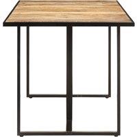 Berkfield Home Beautiful Dining Table 180 cm Rough Mango Wood in Brown