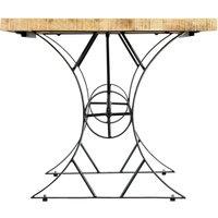Berkfield Home Beautiful Dining Table 180x90x76 cm Solid Mango Wood in Brown | Size: 180 x 90 x 76 cm