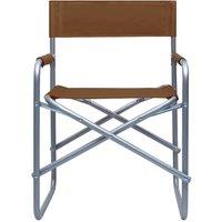 Berkfield Home Comfortable Director's Chairs 2 pcs Steel Brown