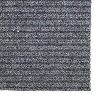 Berkfield Home Modern Dirt Trapper Carpet Runner 100x200 cm Grey | Size: 100 cm diameter