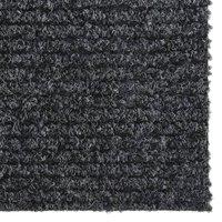 Berkfield Home Modern Dirt Trapper Carpet Runner 100x200 cm Anthracite in Charcoal | Size: 100 cm diameter