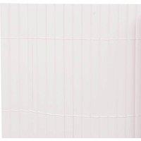 Berkfield Home Durable Double-Sided Garden Fence 90x500 cm White