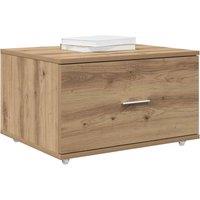 Berkfield Home Modern Drawer Cabinet Artisan Oak Particle Board, Laminate Medium in Brown