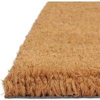 Berkfield Home Durable Door Mat Natural 65x100 cm Tufted Coir in Brown