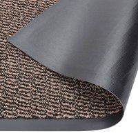 Berkfield Home Durable Doormat Tufted 60x90 cm Dark Brown