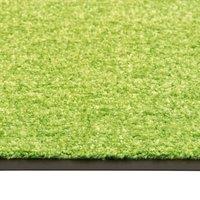 Berkfield Home Pliable Doormat Washable Green 90x120 cm
