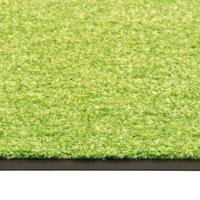 Berkfield Home Pliable Doormat Washable Green 90x150 cm