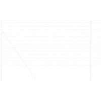 Berkfield Home Modern Euro Fence 1, 2x25 m Galvanised Steel in Silver