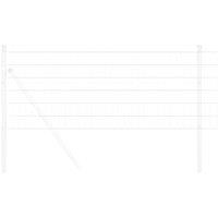 Berkfield Home Modern Euro Fence 0.8x10 m Galvanised Steel in Silver