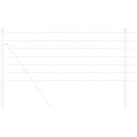 Berkfield Home Modern Euro Fence 0.6x10 m Galvanised Steel in Silver