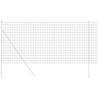 Berkfield Home Modern Euro Fence Grey 1.4x10 m Steel