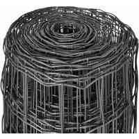 Berkfield Home Beautiful Euro Fence Steel 10x1 m Grey