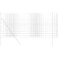Berkfield Home Modern Euro Fence Grey 1x25 m Steel in Dark Grey