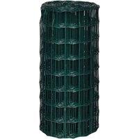 Berkfield Home Beautiful Euro Fence Steel 10x0.8 m Green