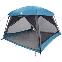 Berkfield Home Modern Family Tent Cabin 6-Person Blue Waterproof