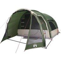 Berkfield Home Modern Family Tent 6-Person Green Waterproof