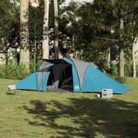 Berkfield Home Modern Family Tent Dome 6-Person Blue Waterproof