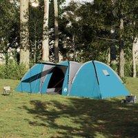 Berkfield Home Modern Family Tent Dome 8-Person Blue Waterproof