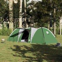 Berkfield Home Modern Family Tent Dome 8-Person Green Waterproof