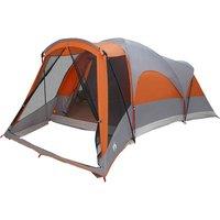 Berkfield Home Modern Family Tent Tunnel 8-Person Grey & Orange Waterproof