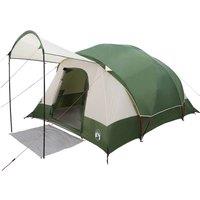 Berkfield Home Modern Family Tent Tunnel 8-Person Green Waterproof