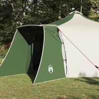 Berkfield Home Modern Family Tipi Tent Green for 8 People Waterproof