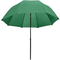 Berkfield Home Durable Fishing Umbrella Green 300x240 cm