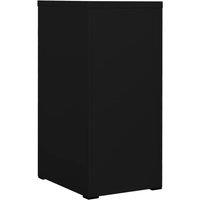 Berkfield Home Modern Filing Cabinet Black 46x62x102.5 cm Steel
