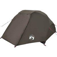 Berkfield Home Comfortable Fishing Tent 5-Person Brown Waterproof