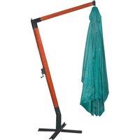Berkfield Home Beautiful Floating Parasol Melia 300 x 400 cm Green