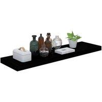 Berkfield Home Durable Floating Wall Shelf High Gloss Black 90x23.5x3.8 cm MDF